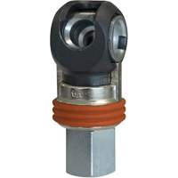 Raccord industriel rapide basculant TOPQUIK SC, Acier nickel&eacute;, 3/8", NPT femelle, 360 PSI Distribution Élite MP