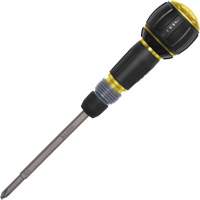 Tournevis &agrave; cliquet Fastbit Tru-Grip, embouts Phillips et &agrave; fente, 8-1/2" lo, Prise Plastique/Coussin&eacute;e Distribution Élite MP