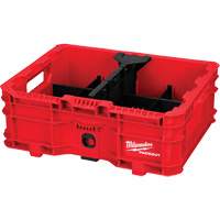 Bac &agrave; profil bas PACKOUT, 15" x 18-5/8" x 6-5/8", Noir/Rouge Distribution Élite MP