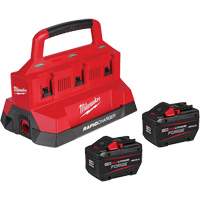 M18 Forge Starter Kit with 2 Batteries & 6-Bay Rapid Charger, Lithium-Ion, 18 V, 12 Ah Distribution Élite MP