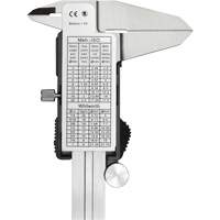Pied &agrave; coulisse num&eacute;rique, R&eacute;solution de 0,0005" (0,01 mm), 0" - 6" (0 mm - 150 mm) gamme de mesure Distribution Élite MP