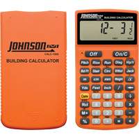 Calculatrice de construction orange haute visibilit&eacute; avec &eacute;tui robuste Distribution Élite MP