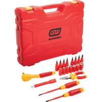 Jeu d'outils isol&eacute;s VDE &agrave; prise 3/8", 1000 V, 20 M Distribution Élite MP