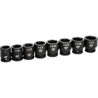 6-Point SAE Socket Set, 8 Pcs, Impact, 3/4" Drive Size Distribution Élite MP
