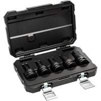 SAE Impact Bit Socket Set with Blow Mold Case, Hex, 3/4" Drive, 5 Pcs Distribution Élite MP