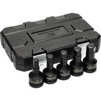 Metric Impact Bit Socket Set with Blow Mold Case, Hex, 3/4" Drive, 5 Pcs Distribution Élite MP