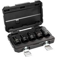 Metric Impact Bit Socket Set with Blow Mold Case, Hex, 3/4" Drive, 5 Pcs Distribution Élite MP