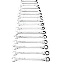 120XP Universal Spline XL Wrench Set, Ratcheting Combination, 16 Pieces, Metric Distribution Élite MP