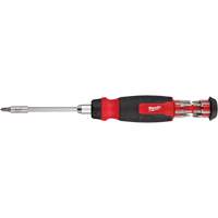 Tournevis &agrave; cliquet 14-en-1 &agrave; embouts multiples avec porte-embout de 1/4", 10-11/100" lo, Prise Coussin&eacute;e Distribution Élite MP