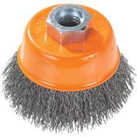 Crimped Wire Cup Brush with Ring Distribution Élite MP