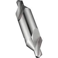 Combined Centre Drill and Countersink, #0, 1/32" Small Diameter, 1/8" Large Diameter, High Speed Cobalt Distribution Élite MP