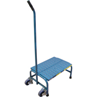 Escabeaux roulants Tilt-N-Roll, 1 marche(s), 16" l x 29" la x 12" h, Capacit&eacute; 300 lb Distribution Élite MP