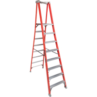 Industrial Heavy-Duty Pro Platform Stepladders (FXP1700 Series), 8', 300 lbs. Cap. Distribution Élite MP