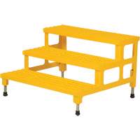 Plate-forme ajustable Step-Mate, 3 marche(s), 36-3/16" la x 33-7/8" lo x 22-1/4" h, Capacit&eacute; 500 lb Distribution Élite MP