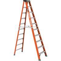Step Ladder, 10', Fibreglass, 375 lbs. Capacity, Type 1AA Distribution Élite MP