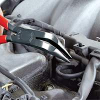 Pince &agrave; bec long de 8" avec angle de sans couteau Distribution Élite MP