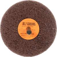 Standard Abrasives Buff & Blend Wheel, 3" Dia. x 1" W, 1/4" Arbor, Aluminum Oxide Distribution Élite MP