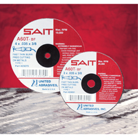 Meule &agrave; tronçonner, 5" x 0,045", Arbre de 7/8", Type 27, Oxyde d'aluminium/C&eacute;ramique, 12 200 Tr/min Distribution Élite MP