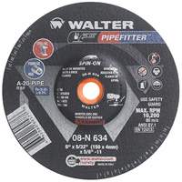 PIPEFITTER Grinding Wheel, 6" x 5/32", Aluminum Oxide, Type 27 Distribution Élite MP