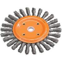 Disque &agrave; fils nou&eacute;s torsad&eacute;s d'&eacute;tabli, Dia. 6", Fils 0,0118", Arbre 5/8", Acier Distribution Élite MP