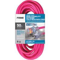 Neon Flex&reg; High Visibility Extension Cord, Outdoor, SJTW, 12/3 AWG, 15 A, 50' Distribution Élite MP