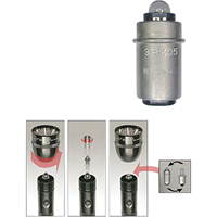 Mini&reg; Flashlights, LED, 97 Lumens, AA Batteries Distribution Élite MP