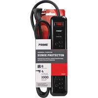 Surge Protector, 6 Outlets, 1000 J, 1875, 4' Cord Distribution Élite MP