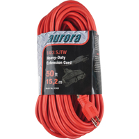 Vinyl Extension Cord, Outdoor, SJTW, 14/3 AWG, 15 A, 3 Outlet(s), 50' Distribution Élite MP