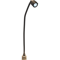 Lampe &agrave; col-de-cygne &agrave; flux &eacute;lev&eacute; de la s&eacute;rie LS, 5 W, DEL, Col 20", Noir Distribution Élite MP