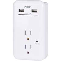 Prime&reg; USB Charger with Surge Protector Distribution Élite MP