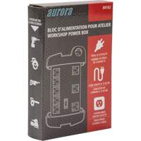 Workshop Surge Protector Power Strip, 8 Outlets, 1350 J, 1875 W, 6' Cord Distribution Élite MP