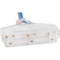 TPE-Rubber Extension Cord with Light Indicator, All-Weather, SJEOW, 12/3 AWG, 15 A, 3 Outlet(s), 25' Distribution Élite MP