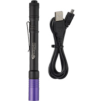 Lampe stylo UV avec port de recharge micro USB Stylus Pro, DEL, Corps en Aluminium, piles Rechargeable, Compris Distribution Élite MP
