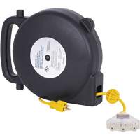 JPCR-1450 ABS Extension Cord Reel, Indoor/Outdoor, SJTW, 14 AWG, 13 A, 45' Distribution Élite MP