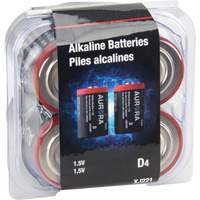 Piles alcalines industrielles, D, 1,5 V Distribution Élite MP