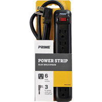 Power Strip, 6 Outlet(s), 3', 15 A, 1875 W, 125 V Distribution Élite MP
