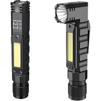 Baladeuse multifonctionnelle, DEL, 500 lumens, Piles Rechargeable Distribution Élite MP