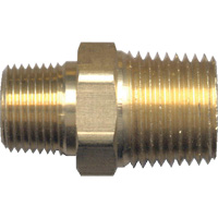 Mamelon de r&eacute;duction hexagonal, Laiton, 1/2" x 3/8", NPT x NPT Distribution Élite MP