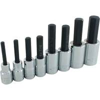 Hex Head SAE Socket Set, Hex, 1/2" Drive, 8 Pcs Distribution Élite MP